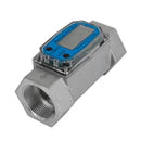 1Inch Turbine Digital Diesel Fuel Flow Meter Oval Gear Flow Gauge BSPT/NPT, 1.5 Inch