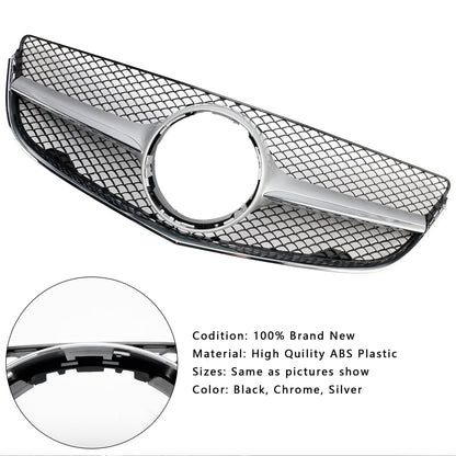 Mercedes Benz E-Class W207 / C207 Coupe E200 E300 E400 E43 2014-2017 Front Bumper Grill Replacement Grille