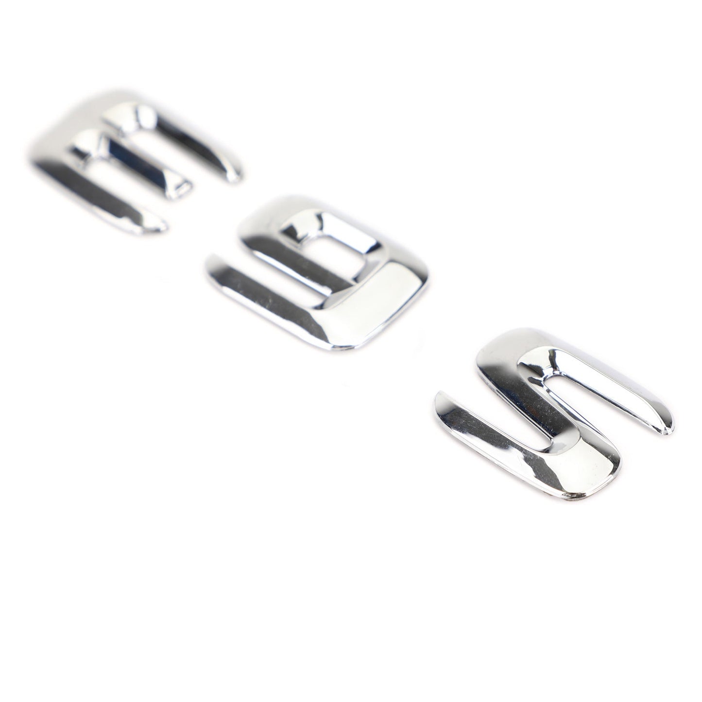 Rear Trunk Emblem Badge Nameplate Decal Letters Numbers Fit Mercedes S63 Chrome