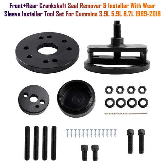 1989-2016 Cummins 3.9L 5.9L 6.7L Front+Rear Crankshaft Seal Remover & Installer Tool