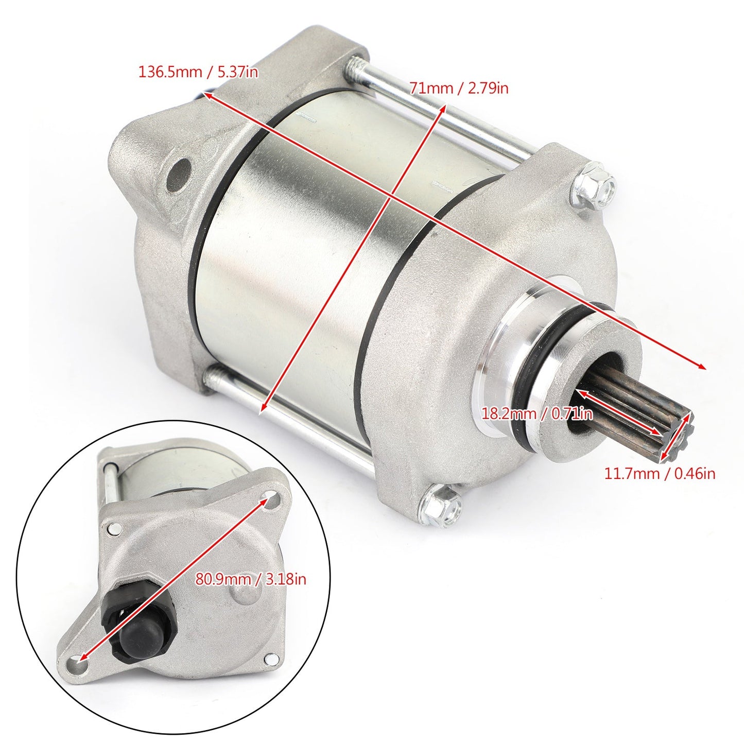 Starter Fit for Husqvarna TX300 TE300 TE300i TE250 TE250i 2017-2018 55440001000 Champoo