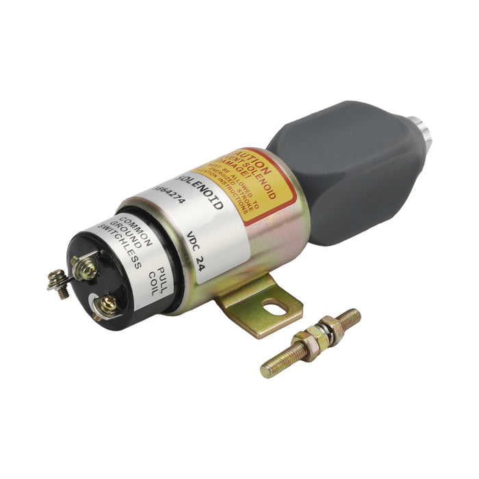 Cummins 1700-2536 1751-24E7U1B1S5A 3864274 24V Stop Shutoff Solenoid