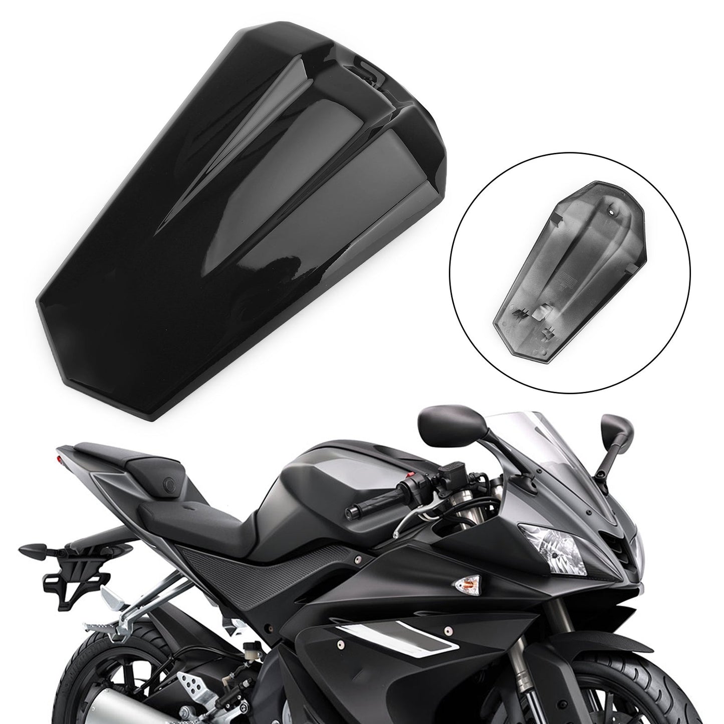 Motorcycle Rear Seat Fairing Cover Cowl For Yamaha YZF R15 V3 2017-2019