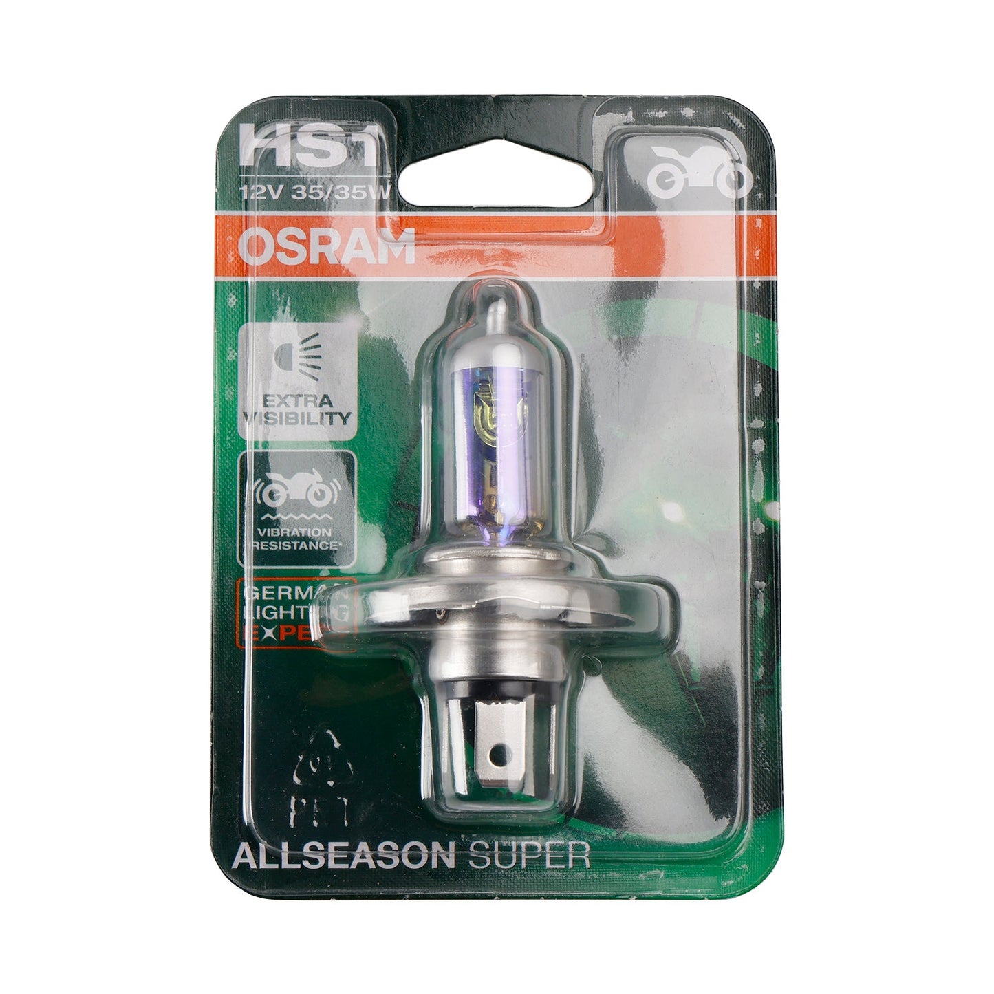 OSRAM Motorcycle Lamp Allseason HS1 PX43T 12V 35/35W 64185ALS