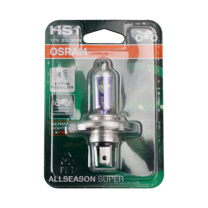 OSRAM Motorcycle Lamp Allseason HS1 PX43T 12V 35/35W 64185ALS