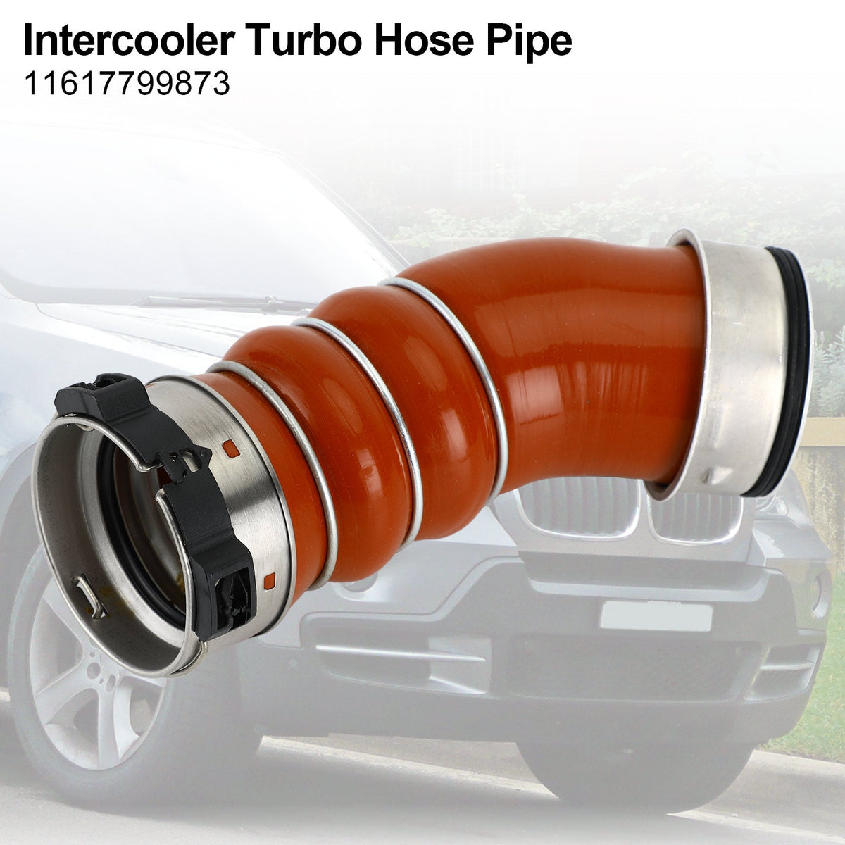 BMW X5 X6 E70 E71 3.0SD 3.5D Intercooler Turbo Hose Pipe 11617799873