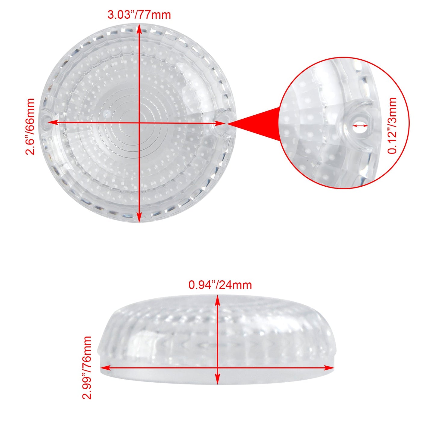 Yamaha V-Star1100 XVS650 Road Star Clear Front/Rear Turn Signals Lens Cover Champoo