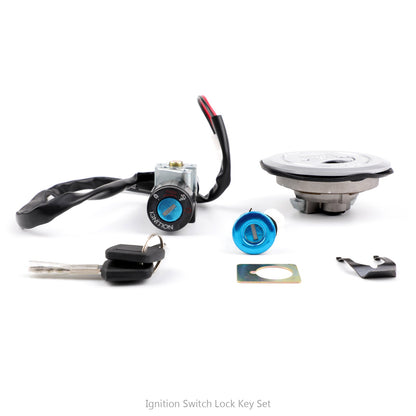 04-10 Honda CBR125R CBR125RS Ignition Switch Fuel Gas Cap Seat Lock Key Set