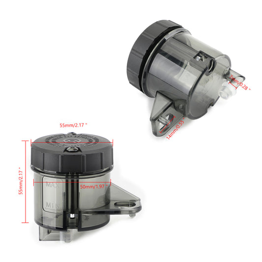 Ducati Yamaha Honda Suzuki Motorcycle Front Brake Clutch Master Cylinder Fluid Reservoir Oil Tank Cup