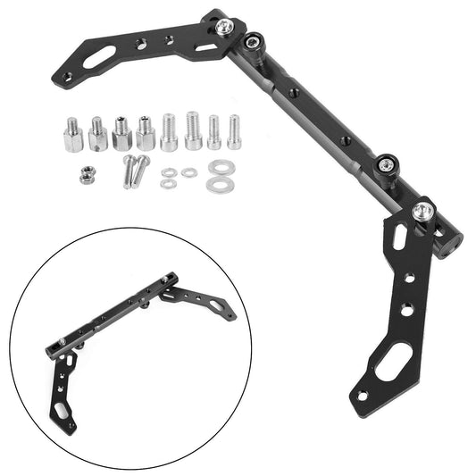 Cnc Adjustable Balance Cross Handle Bar Aluminum Lever Black Fits For Motor