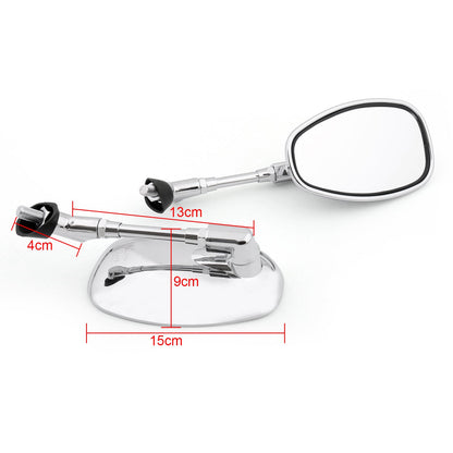 10mm Motocycle Rear View Mirrors For Suzuki GSF250 Bandit 250/400/600 SV1000