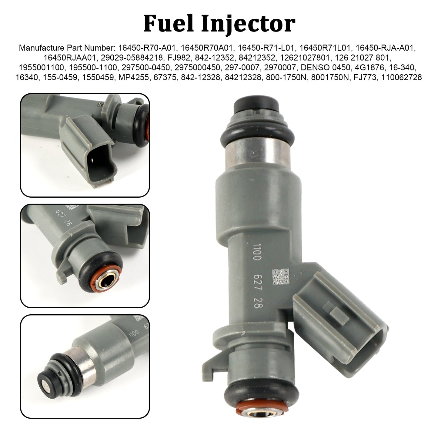 2010-2013 Acura ZDX Fuel Injector 16450-R70-A01 16450-R71-L06