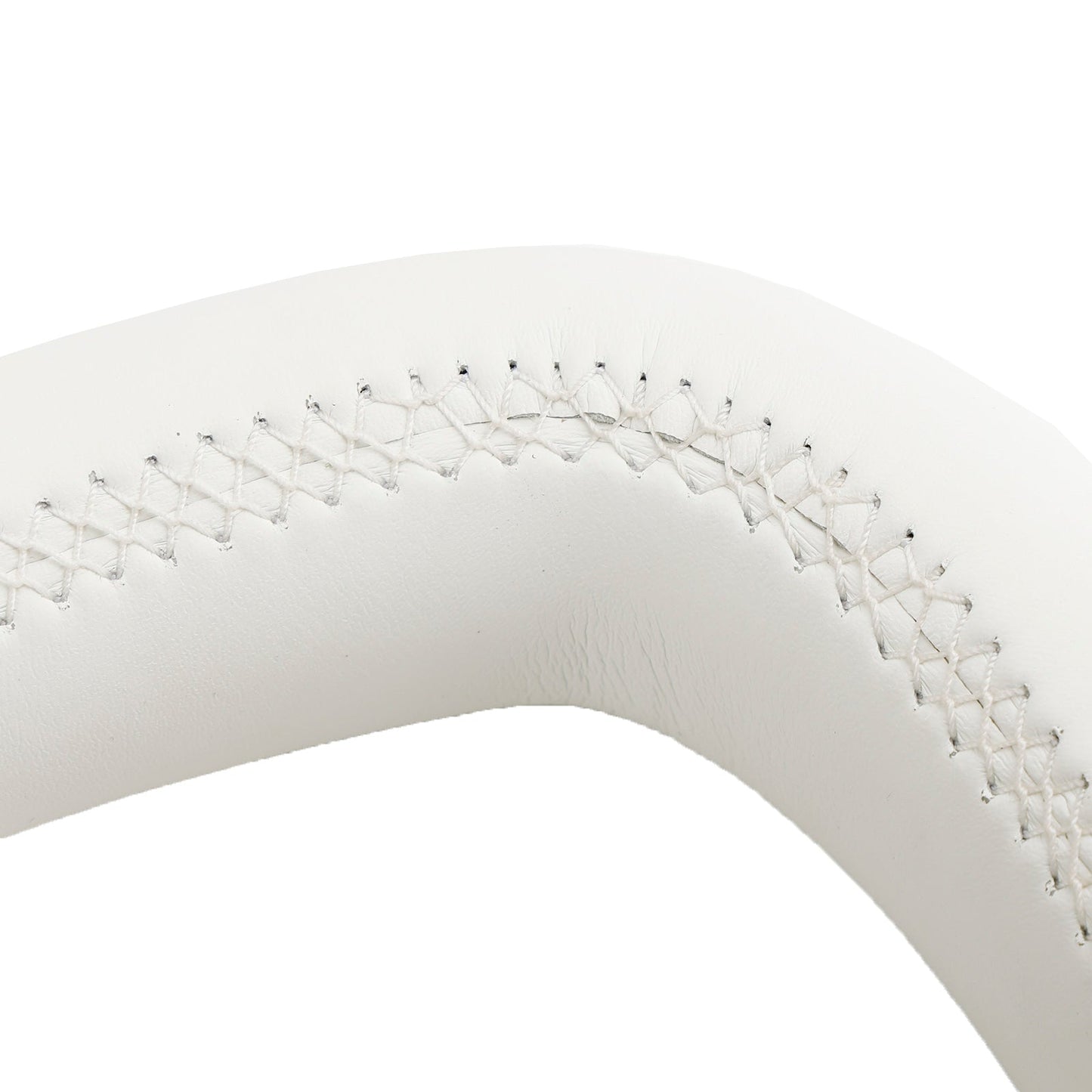 2017-2023 Tesla Model 3 Yoke Steering Wheel Square White Leather w/Heating