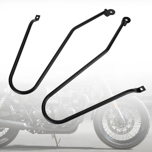 Side Saddle Bag Mounting Bracket Black Fit for Triumph T100/T120 16-22 900 RIght