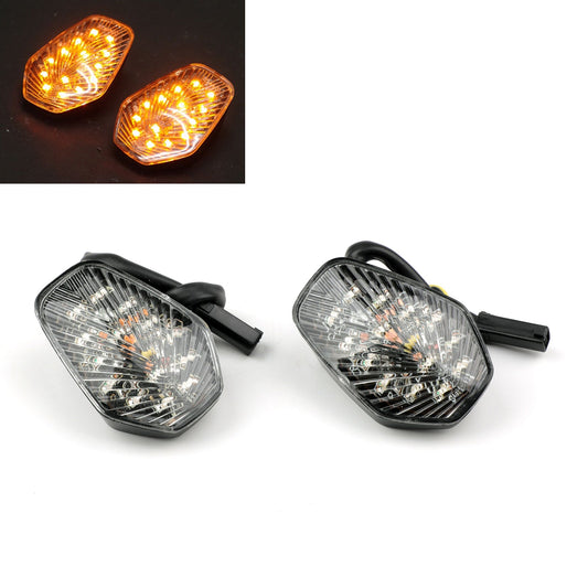Clear Turn Signals For Suzuki GSXR 600 GSXR750 GSX-R1000 Flush Mount Champoo