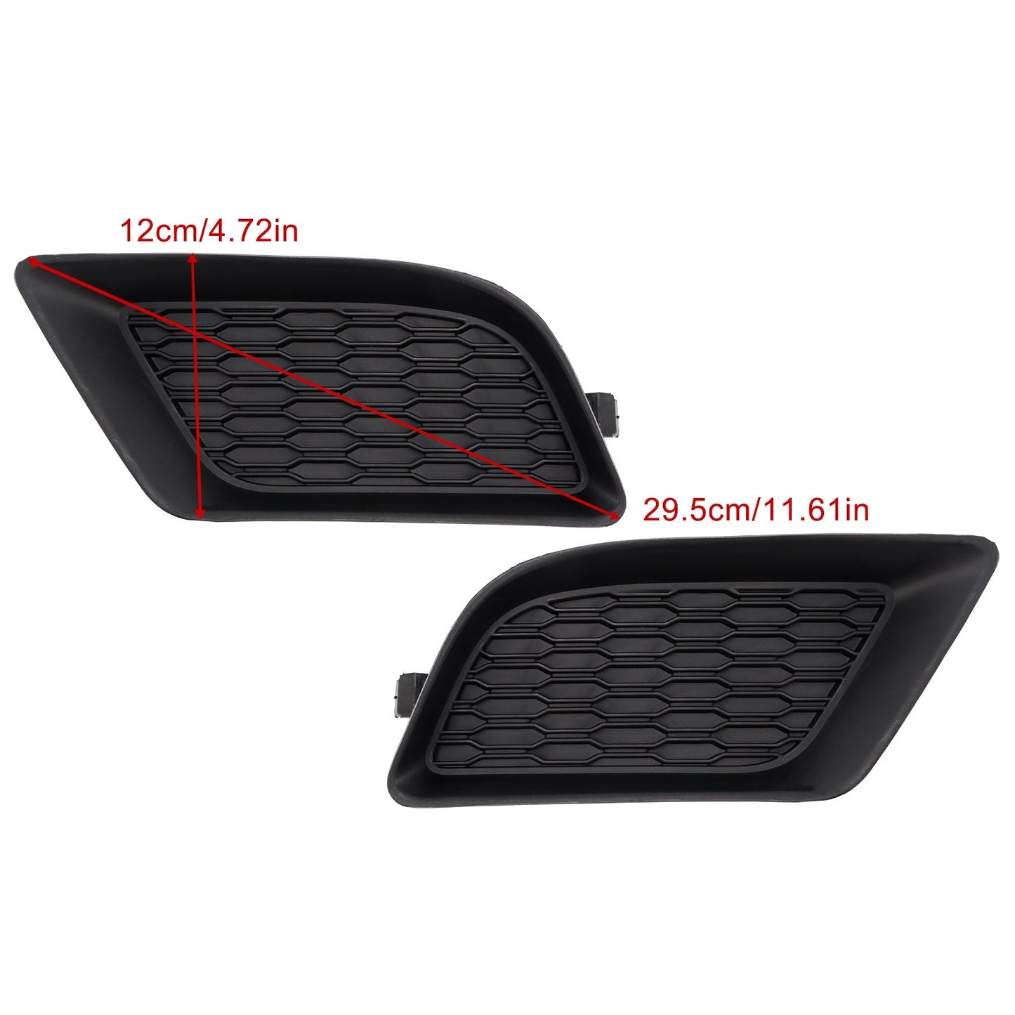 2011-2014 Dodge Charger R/T, SE, SXT, SXT Plus 2PCS Fog Light Cover 68092570AA 68092571AA Generic