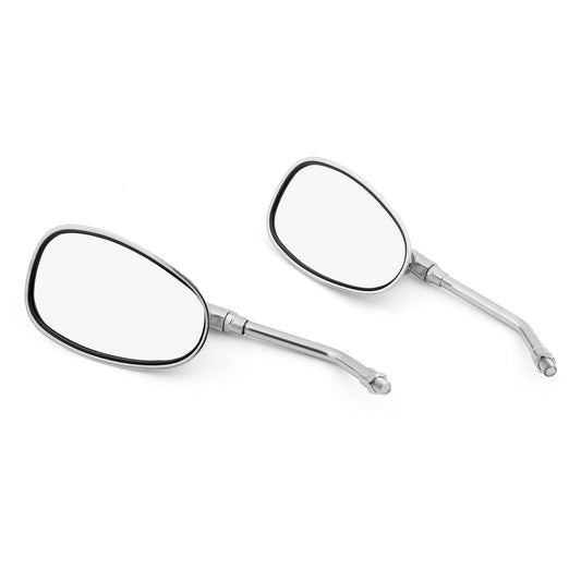 10mm Motocycle Rear View Mirrors For Yamaha XV1100/535/750 SR125/185/250 SRX600
