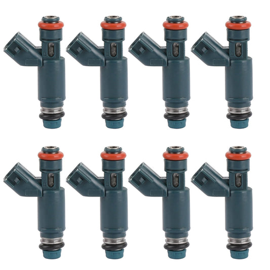 8PCS Fuel Injectors 2W93-BA AJ811177 Fit Jaguar 03-09 4.2L Fit Land Rover 08-09 4.2L