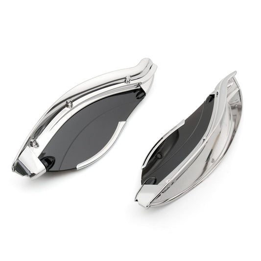 Adjustable Upper Fairing Side Wings Air Deflectors For Harley Street Glide 14-17