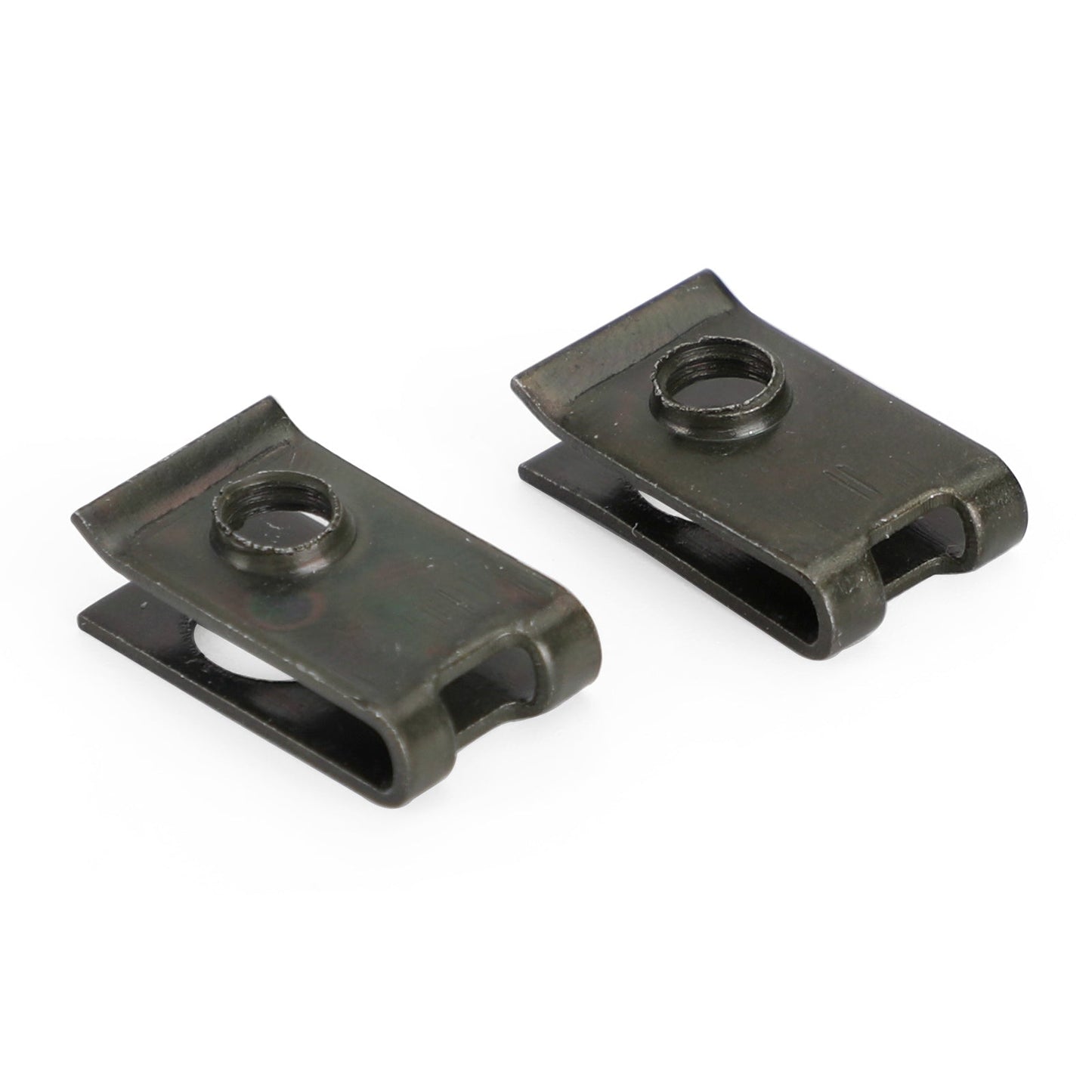 M5 5MM THREAD ZINC PLATED SPRING SPIRE C CLIPS U NUTS SPEEDCLIPS CHIMNEY QTY 10