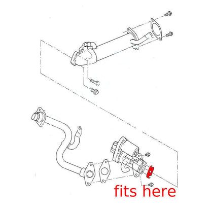 Citroen Relay & Jumper 2.2Hdi 2006 On With 2.2 Puma Engine EGR Valve Blank Plate