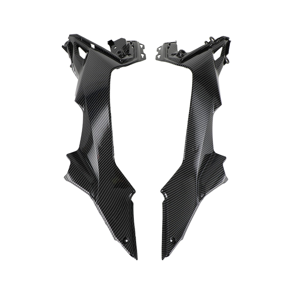 Carbon Tank Side Cover panel Trim fairing Fit For Kawasaki Z650 2017-2020