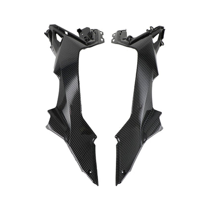 Carbon Tank Side Cover panel Trim fairing Fit For Kawasaki Z650 2017-2020