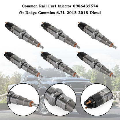 2013-2018 Dodge Ram 2500 3500 Pickup 6.7L Common Rail Fuel Injector 0986435574 68210105AA 68210512AA