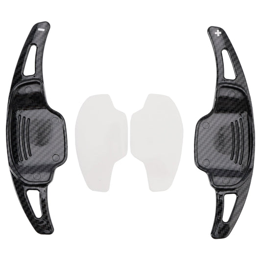 2016-2018 Buick Lacrosse Cadillac CT6 XT5 Carbon Look Steering Wheel Paddle Shifter Extension Covers