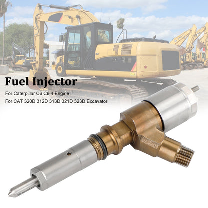 Caterpillar C6 C6.4 Fit CAT 320D Excavator 1PCS Fuel Injector 3264700 10R-7675