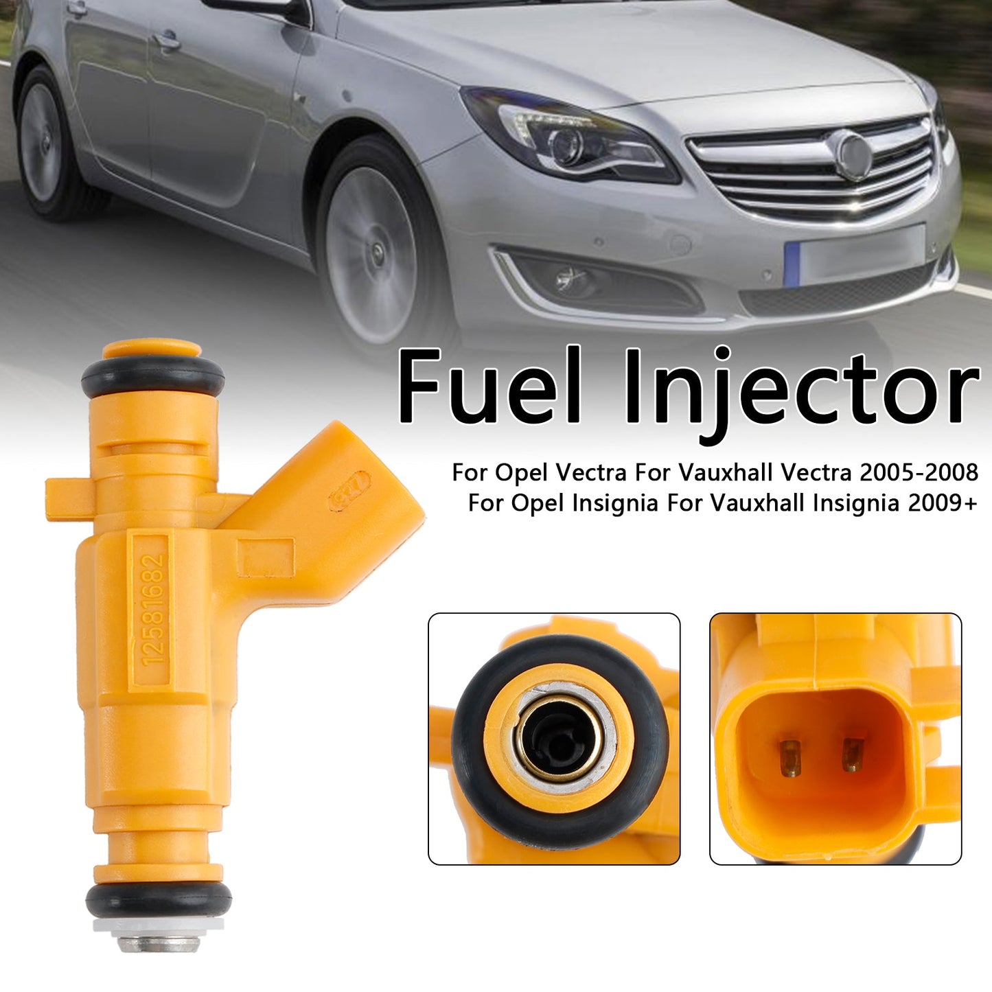 2005-2008 Opel Vectra Signum Vauxhall Vectra 1Pcs Fuel Injector 0280156129 12581682