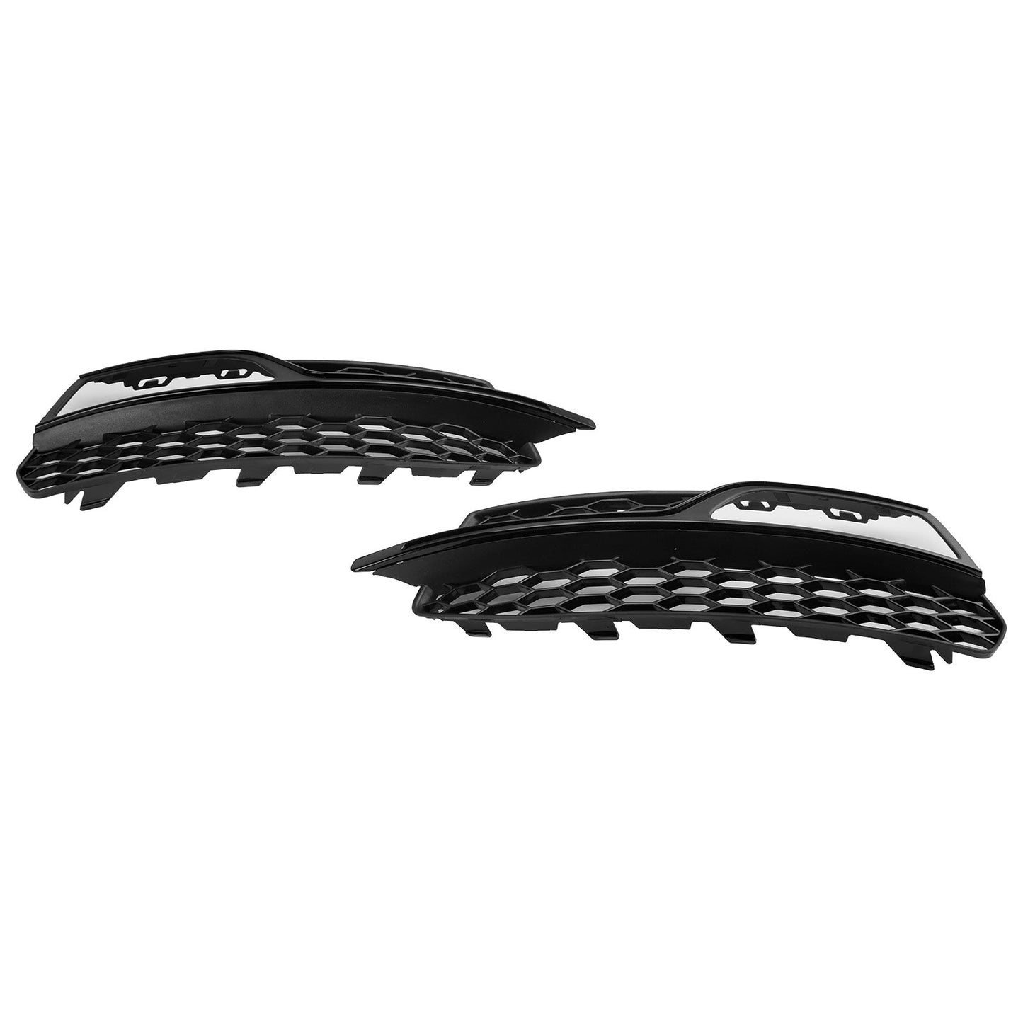 2013-2016 Audi A3 S-Line Front Lower Bumper Fog Light Cover Grille 8V3807681G 8V3807682G