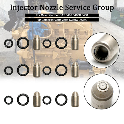 Caterpillar 3304 3306 D330C D333C 6PCS Injectors Nozzle Service Group 8N8796 7S-9891 7S-8722 8N-4694