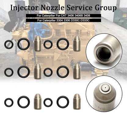 Caterpillar CAT 3406 3406B 3408 6PCS Injectors Nozzle Service Group 8N8796 7S-9891 7S-8722 8N-4694