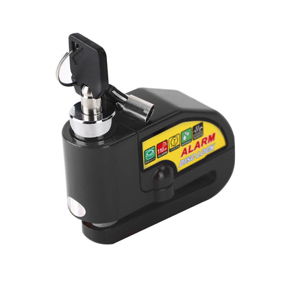 Disc Brake Lock Alarm Anti Theft Motor Secure For Disc Brake Motorcycle Blue