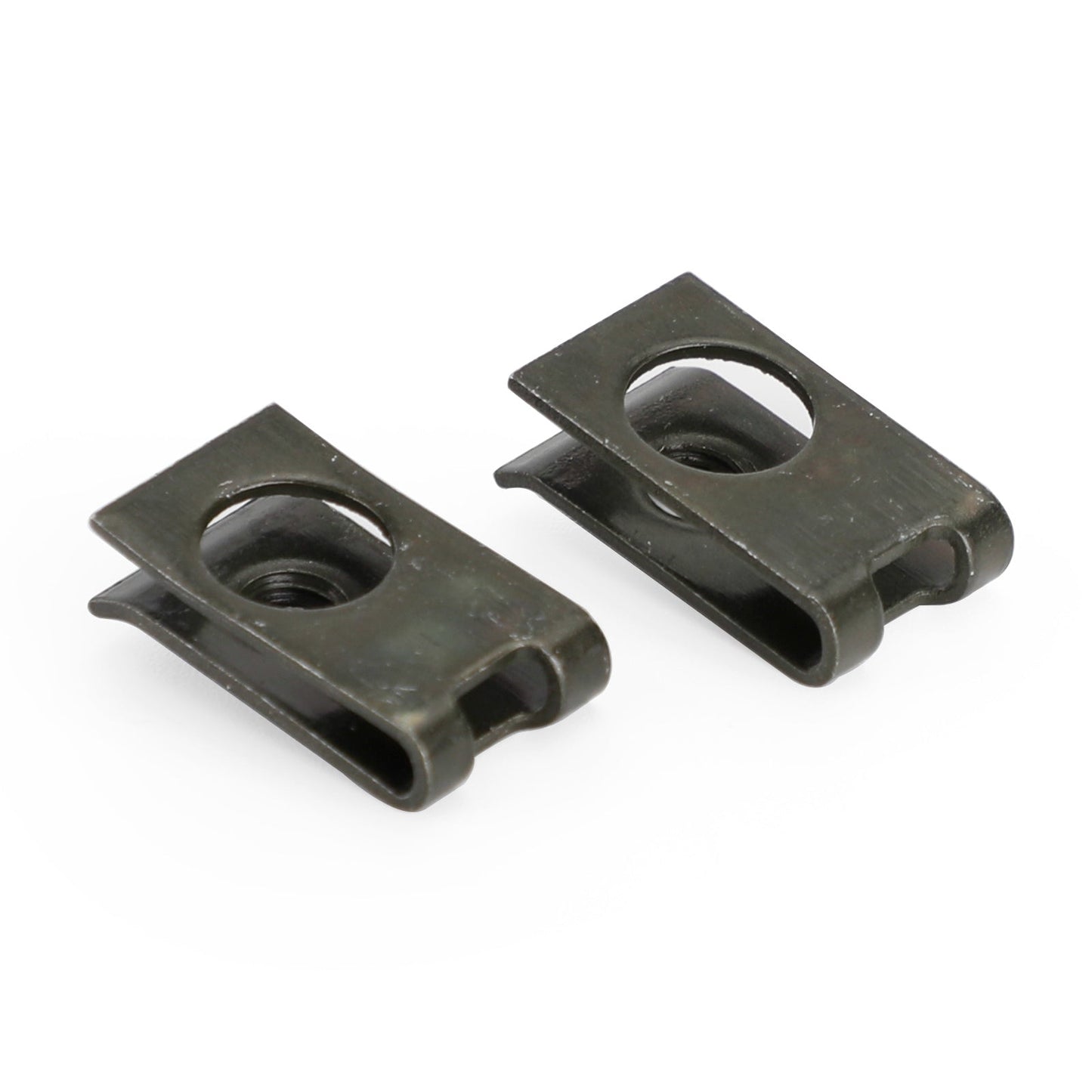 M5 5MM THREAD ZINC PLATED SPRING SPIRE C CLIPS U NUTS SPEEDCLIPS CHIMNEY QTY 10