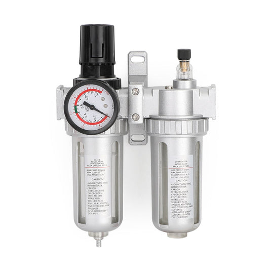 1/2" Air Compressor Oil Water Separator Filter with Regulator Gauge – High-Performance SFR400 Model