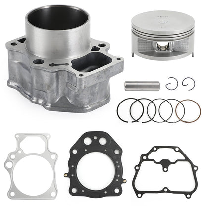 Honda 2012-2019 TRX500 FM/FE/FPE/FPM Fourtrax Foreman 500 Cylinder Jug Piston Rings Gasket Top End Kit 12100-HR0-F00 13101-HR0-F00