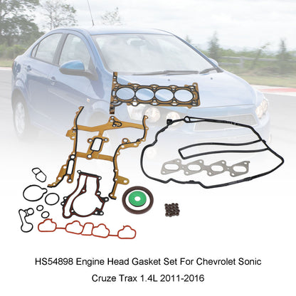 Chevrolet Sonic Cruze Trax 1.4L 2011-2016 HS54898 Engine Head Gasket Set