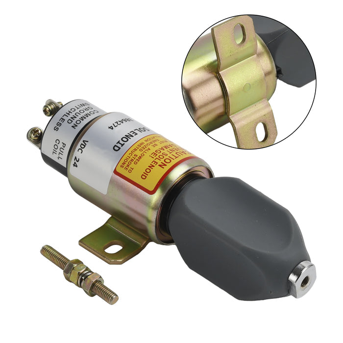 Cummins 1700-2536 1751-24E7U1B1S5A 3864274 24V Stop Shutoff Solenoid
