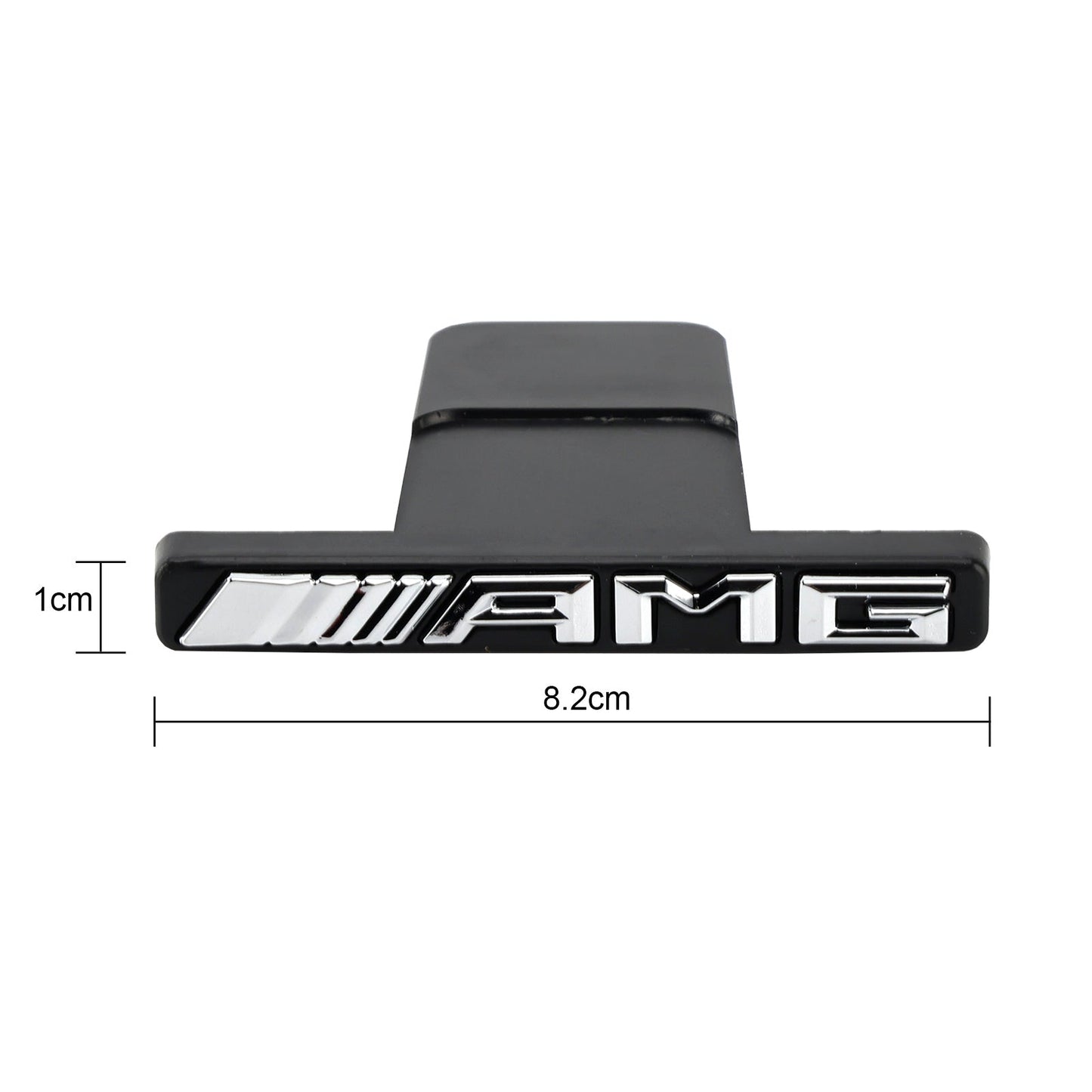 AMG Front Vertical Strip General Grill Emblem For Mercedes-Benz Grille Chrome / Red / Black AMG Decal Badge