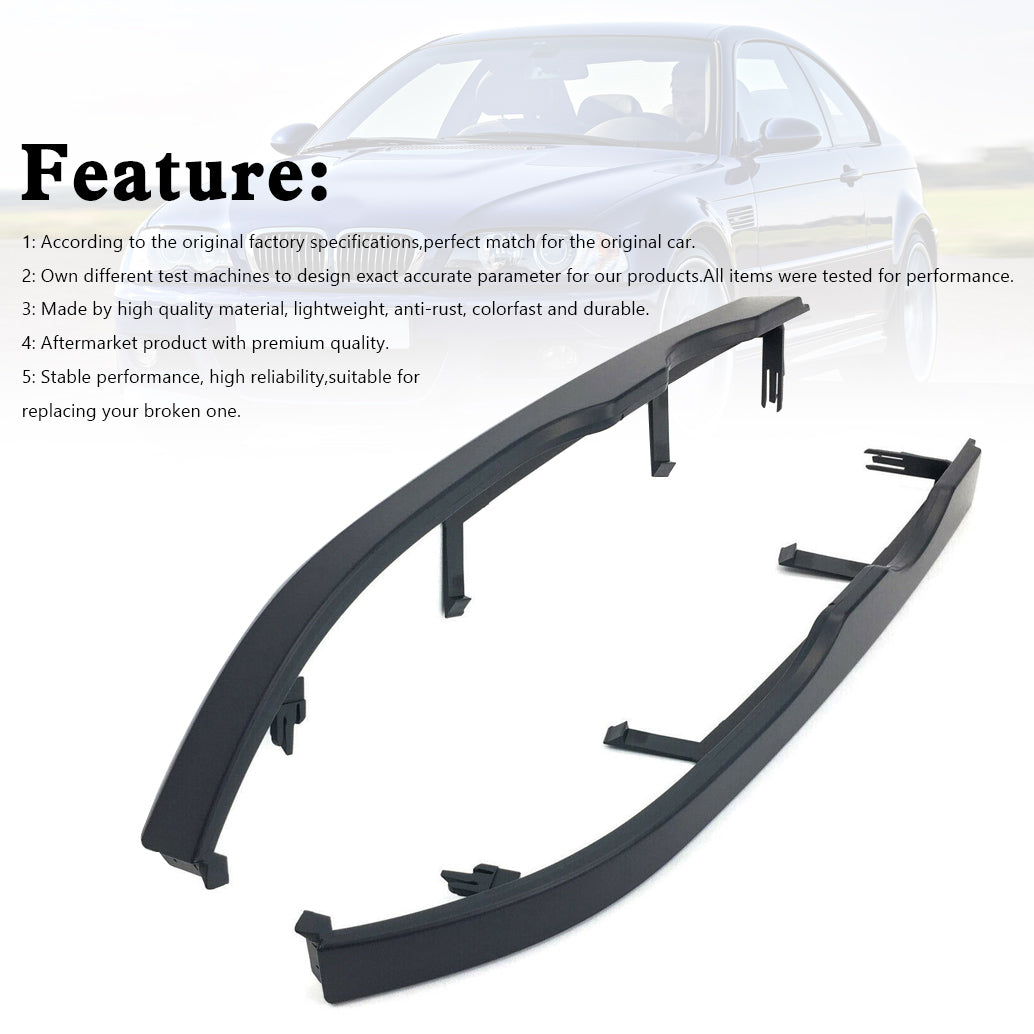 1999-2002 BMW 3-Series E46 Coupe Cabridet 2-Door Pre-LCI Headlight Fillers Primed 51138208680 51138208679