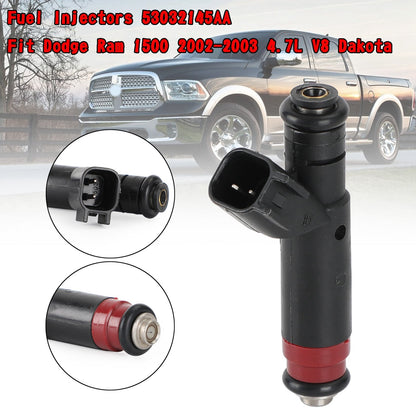 2001-2003 Dodge Durango 4.7L V8/ Dakota 4.7L V8 1PCS Fuel Injectors 53032145AA 812-12144