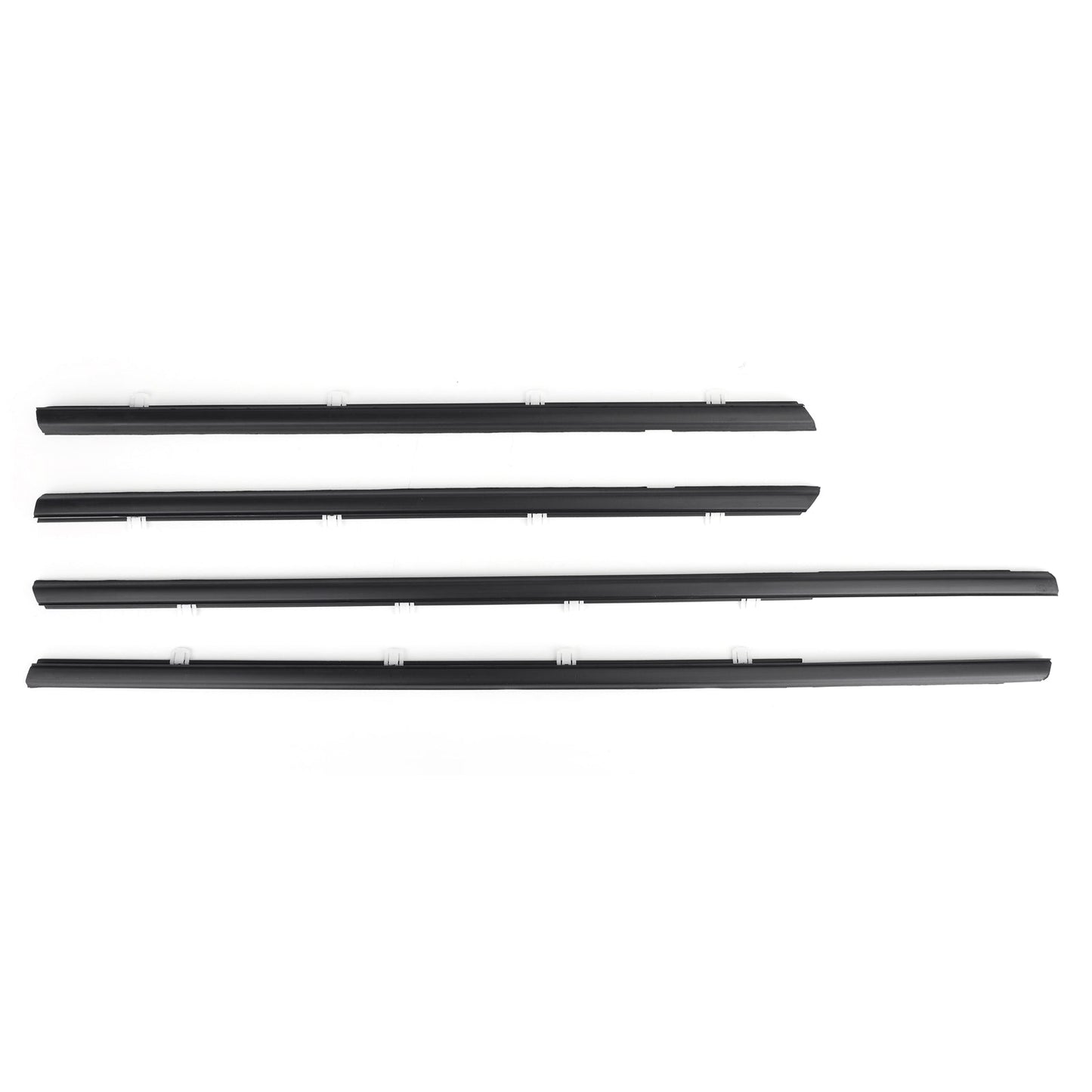 2012-2015 Honda Civic 4pcs Car Weatherstrip Window Moulding Trim Seal Belt 72910TROA01