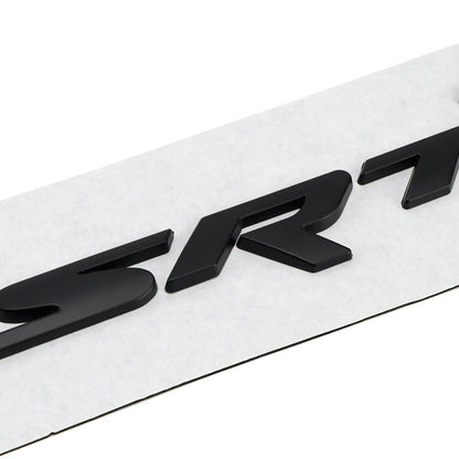 Challenger Trunk Lid Badge Rear Tailgate SRT Hellcat Decal Emblem Black