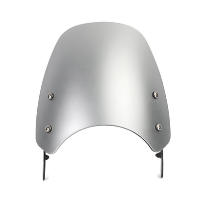 ABS Plastic Motor Windshield WindScreen for Triumph Bonneville T100 T120 Silver
