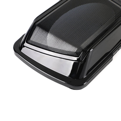 6 x 9 Speaker Lids Vivid Black Saddlebag for Harley Touring 1994-2013