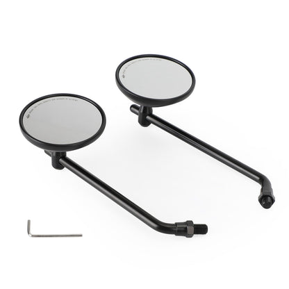 Classic Style Right & Left Black Mirror 10mm R/H For Honda CB Shadow Cruiser