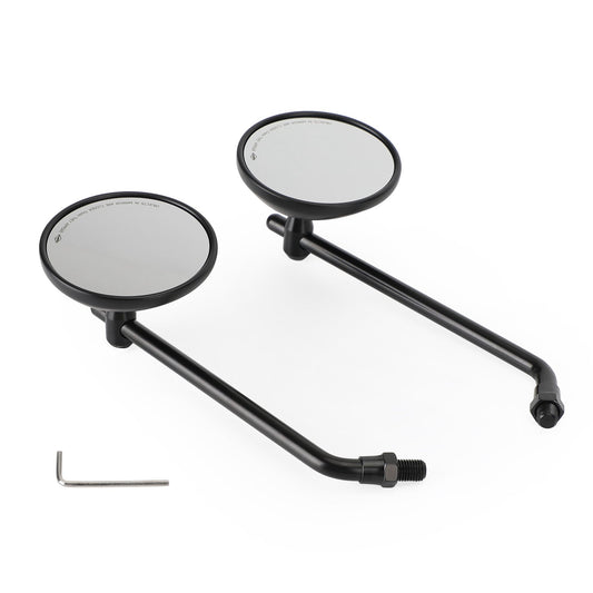 Classic Style Right & Left Black Mirror 10mm R/H For Honda CB Shadow Cruiser