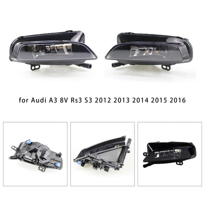 2012-2016 Audi A3 8V Rs3 S3 1 Pcs Front Left Fog Light Lamps With Bulbs 8V0941699D 8V0941700D